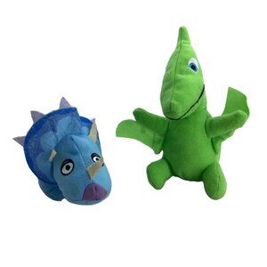 Dinosaur Train PBS Kids Tiny Pteranodon Tank Triceratops Plush Stuffed Animals